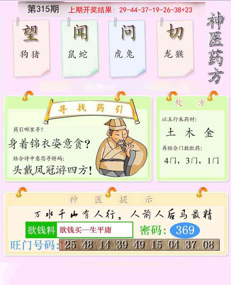 315期神医药方[图]