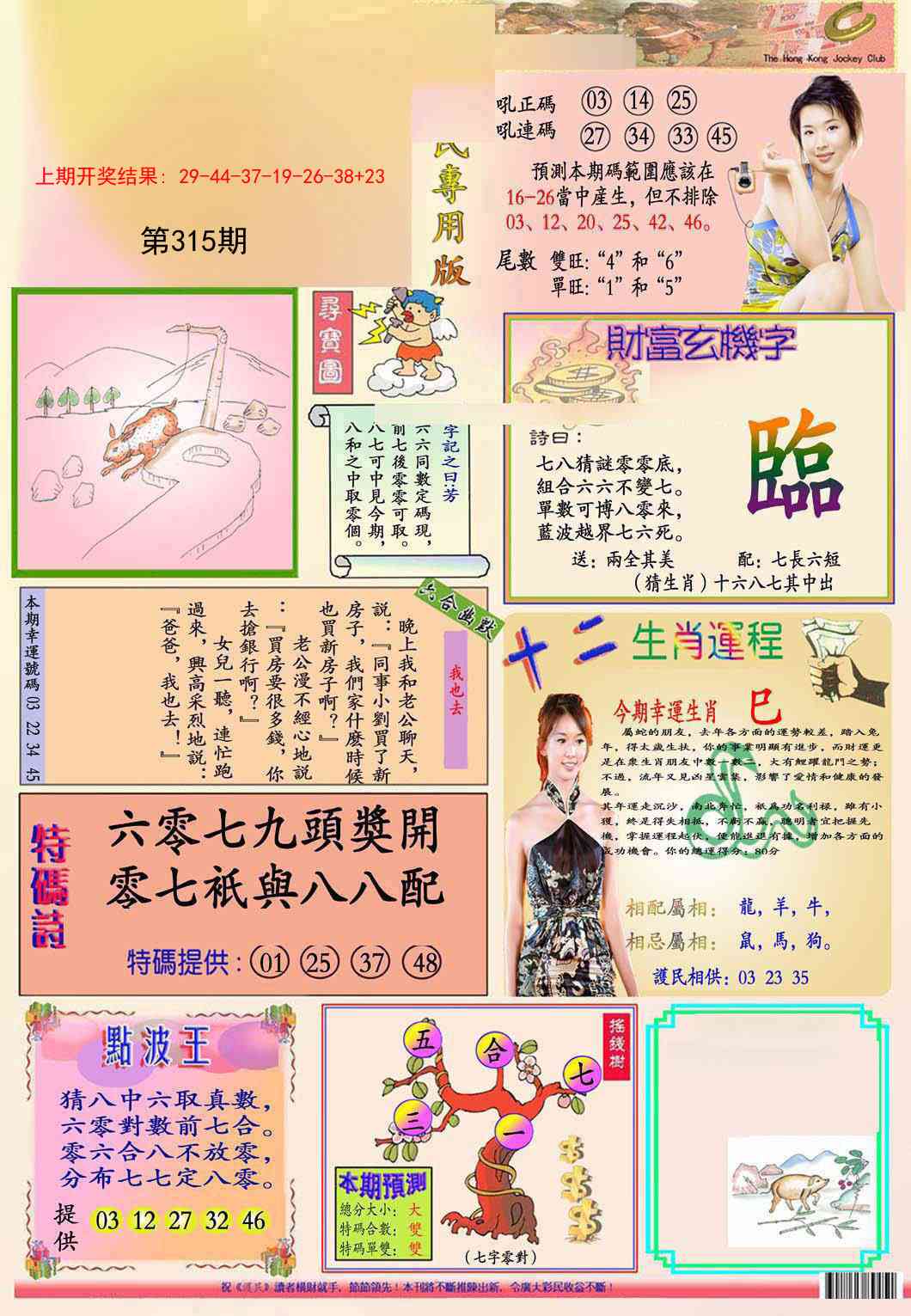 315期九龍专用版(推荐)[图]