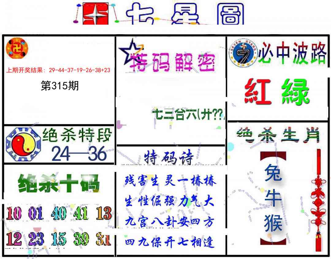 315期七星图B[图]
