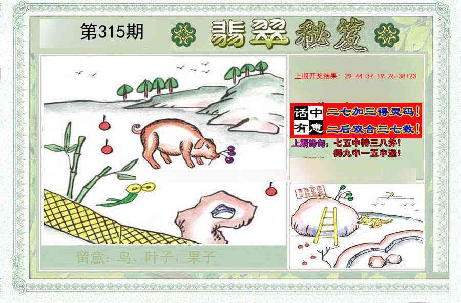 315期翡翠秘笈(信封)(另版)[图]