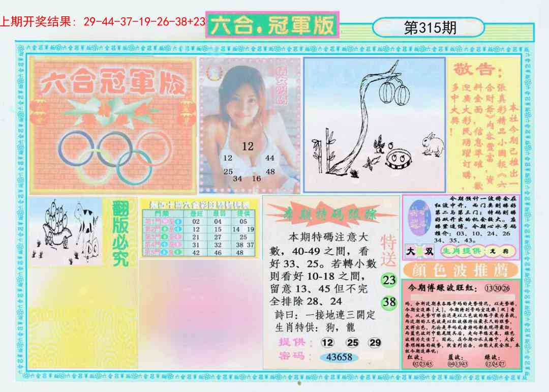 315期六合冠军版A[图]